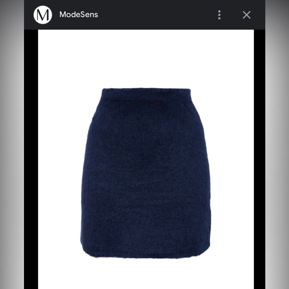 Mohair alpaca mini skirt 🤌🏻✨